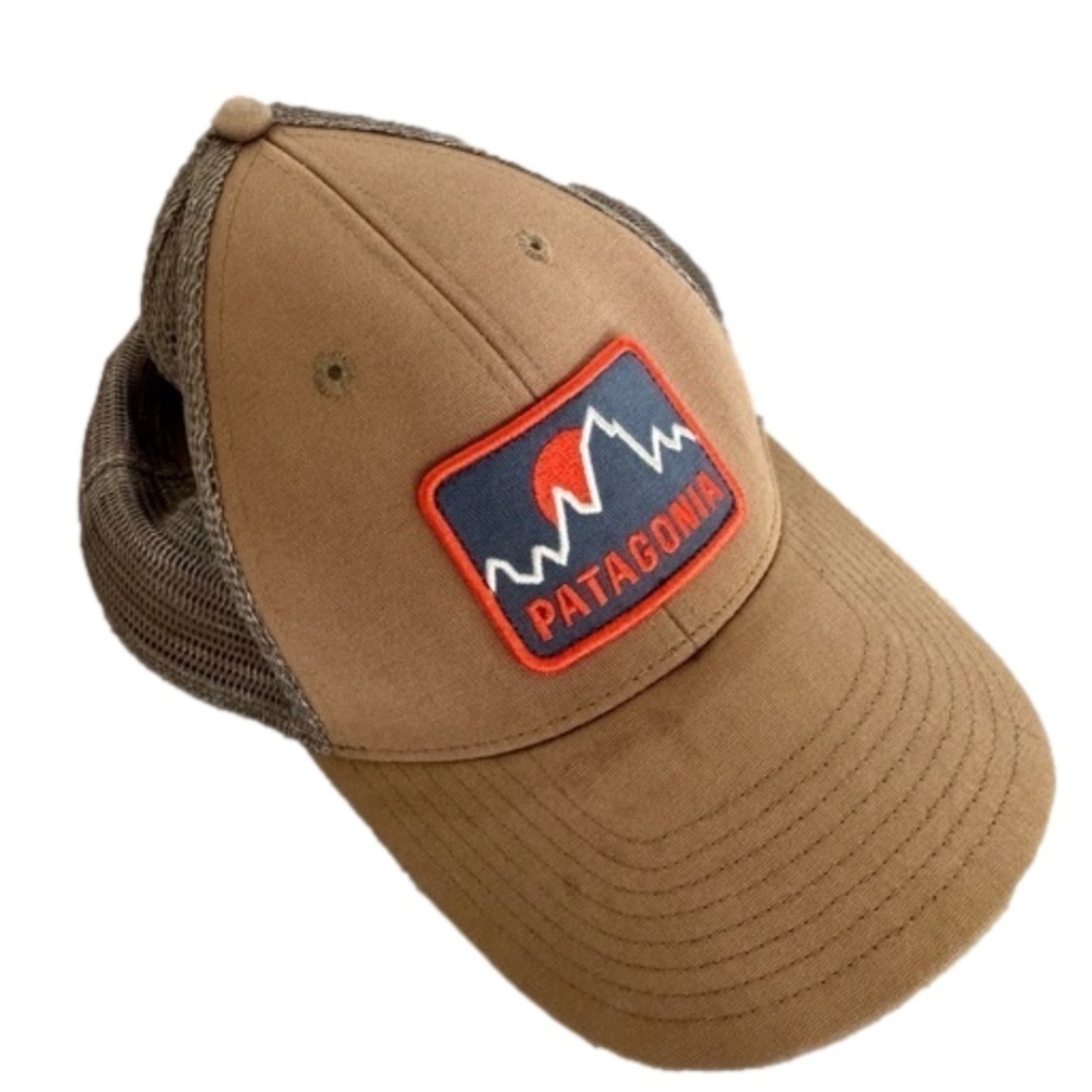 Patagonia Firstlighters Badge Lopro Trucker Hat Olive